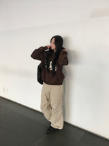 ムーブカットスナップワイドパンツ(3c)