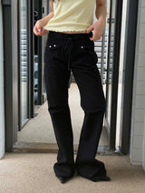 Banding waist flare pants(2color)