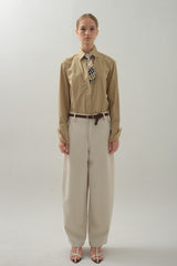 Barrel Line Pants_Ivory