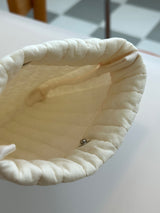 Clam pocket pouch _ Soft cream (L Size)