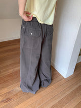 Dason Button Parachute Banding String Pants