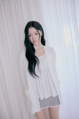 Love letter cardigan (White)