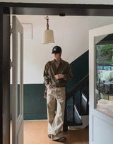 Nero Panel Cotton Wide Pants