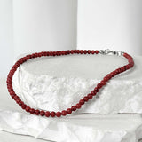 ss-stone necklace_red