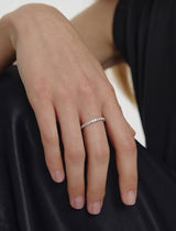 26SS★ Essence Silver (W) Prime Moissanite Ring 2.0MM