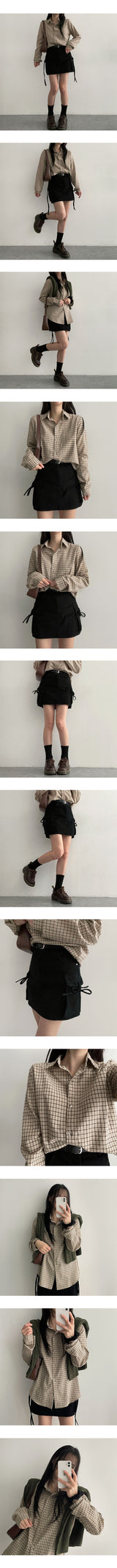 DN Pocket String Miniskirt (belt SET)