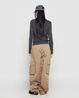 26SS ONE TUCK WIDE CARGO PANTS