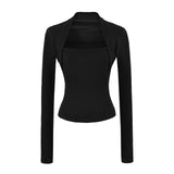 Nieve Sculpted Neckline Knit