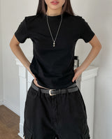[U-BASIC/premium] ハイデンシティーベーシックラウンド半袖Tシャツ