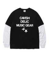 DELIC レイヤード LS TEE ブラック(CV2FSUT579A)