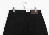 DEEP BLACK LOW WIDE PANTS