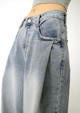 Cloud Wide Denim Pants(2colors)