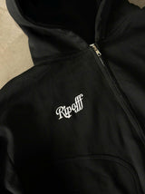 RIPOFFF Signature Boxy Zip Hoodie