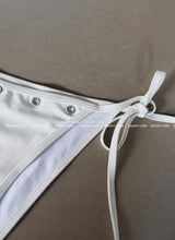 Punching eyelet strap bikini
