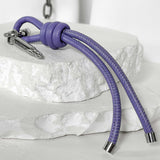 ss-Volume leather rope keyRing_purple