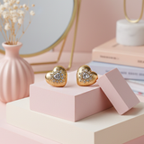 Supernova Heart Piercing - Gold Color
