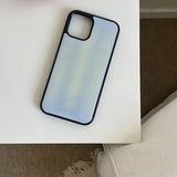 Frost Skyblue Epoxy Bumper Case