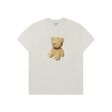24FW ブロックベアショートスリーブTシャツ クリーム