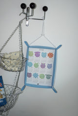 soft hanging calender (sky blue)