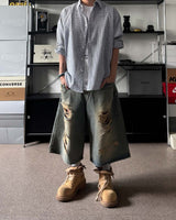 SL Disroid Bermuda Denim Pants
