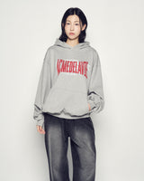 25FW DOUBLE LAYER LOGO HOODIE MELANGE