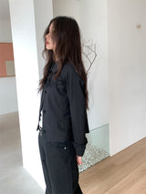 ROUND COLLAR FRILL JACKET (2C)