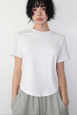 MODAL ROUND HEM TEE