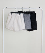 Kina Bendable Angora Fur Micro Shorts (Angora Fur Fabric)