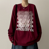 NT グラディエントノイズプリンティド長袖Tシャツ