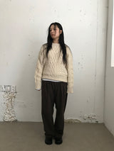 ツイストニットトップス (3color)