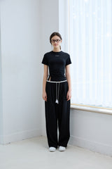 モリラインスリットフローTシャツ