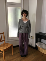ボヤ ストリング ボタン パンツ (2color)