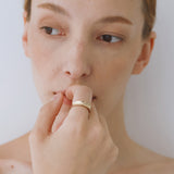 SAND DUNE RING (S) (GOLD)