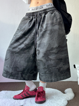 CARPENTER💚MILITARY CAMOUFLAGE BERMUDA 🩶🤍💚🤎3COLOR
