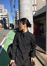 ストライプブレンドシャツ