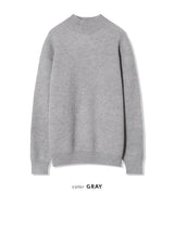 ウォッシャブルハッチハーフタートルニット(7 Colors, L / XL)