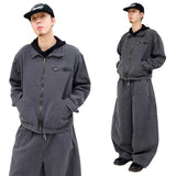 Oversized Pigment Work Jacket