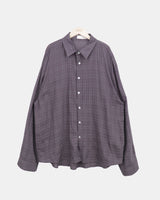エルニア チェック ロングスリーブシャツ