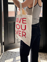 Lettering eco bag