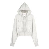 Cross Short Hooded Zip-up