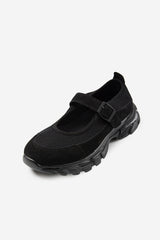 Platform mary jane strap shoes