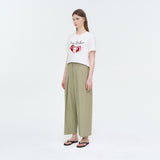 ハートベイカーTシャツ ホワイト / レッド
