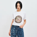 Pyeongyang Cold Buckwheat Noodles CROP T-SHIRT