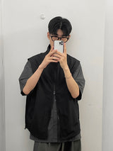 Light two way zip up vest