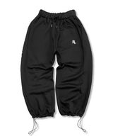 Warm Cotton Ballon Fit Sweat Pants_Black