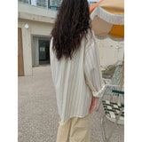 Atty Overfit Stripe Shirt