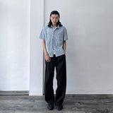 Bias Panel Wide Trousers