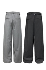 Striped Pleated Waist Pants
