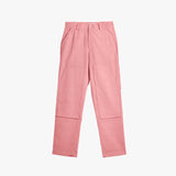 Summer Corduroy Straight Work Pants (Pink)
