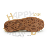 Happy Birds Day Retro German Training Shoes - BROWN